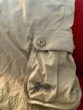 Under Armour Tan Khaki Kids Cargo Shorts